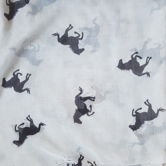 Bundle of two semi semi sheer rectangle scarves - Picture 2 of 7